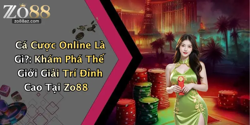Cá Cược Online Là Gì?: Khám Phá Thế Giới Giải Trí Đỉnh Cao Tại Zo88