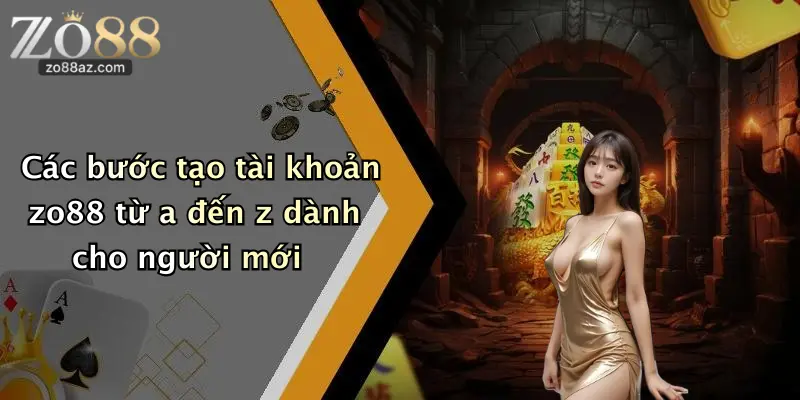 Các bước tạo tài khoản zo88 từ a đến z dành cho người mới