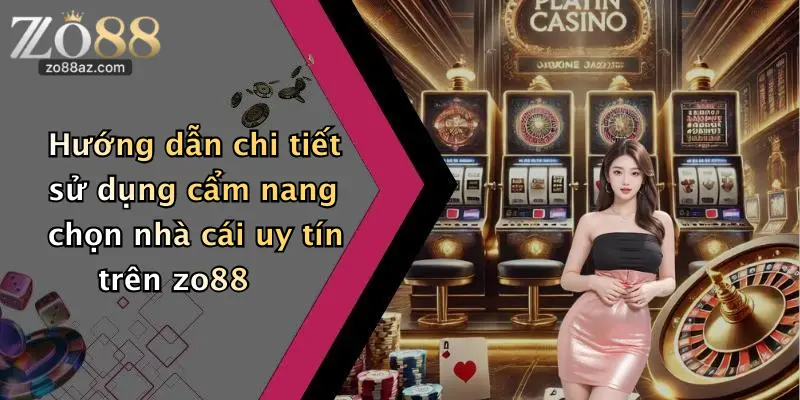 Hướng dẫn chi tiết sử dụng cẩm nang chọn nhà cái uy tín trên zo88
