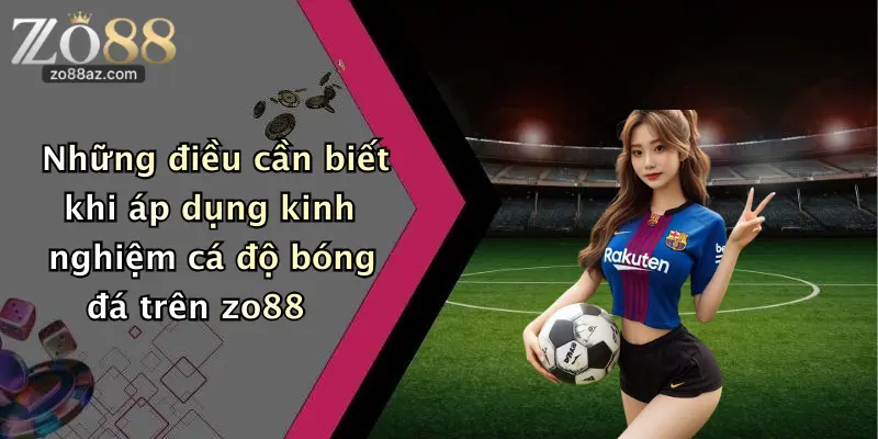Những điều cần biết khi áp dụng kinh nghiệm cá độ bóng đá trên zo88