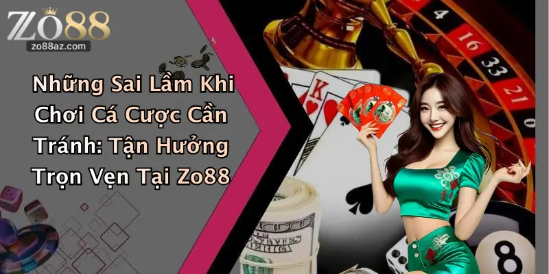 Những sai lầm khi chơi cá cược cần tránh để tối ưu hóa cuộc chơi trên zo88
