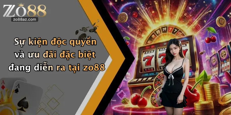 Sự kiện độc quyền và ưu đãi đặc biệt đang diễn ra tại zo88