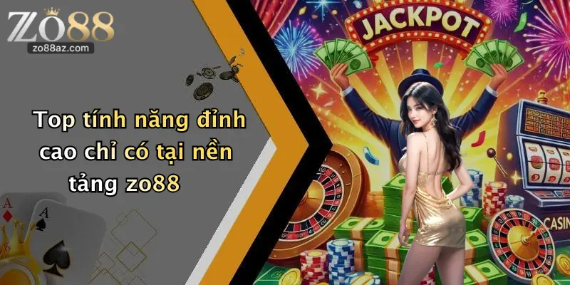 Top tính năng đỉnh cao chỉ có tại nền tảng zo88